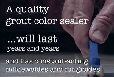 Grout Color Sealing