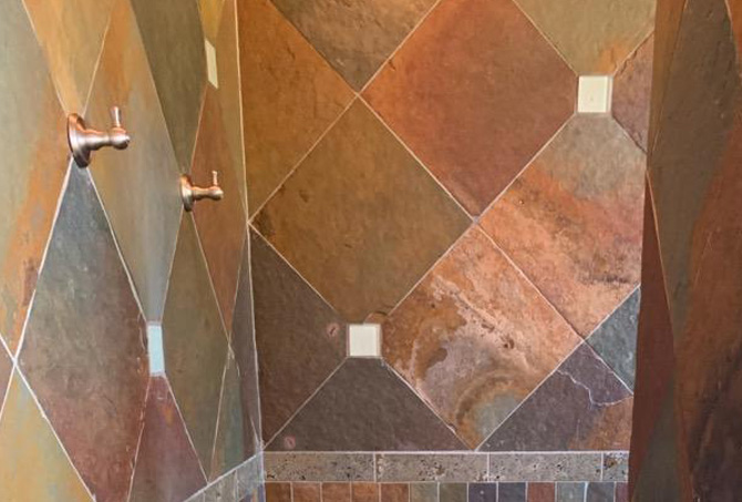 Slate Stripping, Cleaning, and Sealing